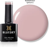 BLUESKY Gel Nail Polish QXG312 [Blindfold] Pink, Nude Soak off LED UV Light - Chip Resistant & 21-Day Wear 10Ml