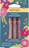 Burt'S Bees Kissable Colour Spring Gift Set, Petal Kisses, 3 Lip Shimmers in Peony, Fig and Watermelon