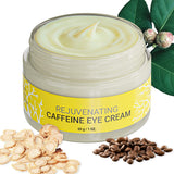 Caffeine under Eye Cream for Dark Circles, Puffiness and Wrinkles - Made in USA - anti Aging Treatment for Bags under Eyes and Fine Lines, for Men and Women