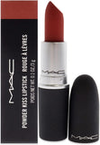 MAC Powder Kiss Lipstick - Devoted to Chili by MAC for Women - 0.1 Oz Lipstick