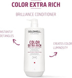 Goldwell Dualsenses Color Extra Rich Brilliance Conditioner 33.8Oz, 907.19 Grams