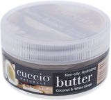 Cuccio Naturale Butter Babies - Ultra-Moisturizing, Renewing and Scented Cream - Deep Hydration for Dry Skin Repair - Made with All Natural Ingredients - Coconut and White Ginger - 42 G Body Butter