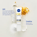 NIVEA Q10 Power Anti-Wrinkle + Firming Eye Cream (15Ml), anti Aging Eye Cream with Q10 and Creatine, anti Age Eye Care, Effective Eye Cream for Dark Circles