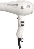 Parlux 3800 Ceramic & Ionic 2100W Hair Dryer, White