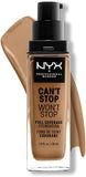 NYX Professional Makeup Can'T Stop Won'T Stop Full Coverage Liquid Foundation - 13 Golden