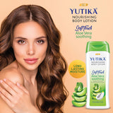 Yutika Softtouch Nourishing Body Lotion for Long Lasting Moisture and Soothing Skin for Men and Women (Aloe Vera, 500Ml)