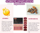 Gloristic | Waterproof | 6Pcs Liquid Matte Lipstick Set | Transfer-Proof | Kiss-Proof |Halal | Vegan | Non-Stick | Cruelty Free (Set 2)