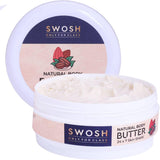 SWOSH Natural Body Butter Cream 100 GM with Shea Butter and Cocoa Butter Suits All Skin Type.