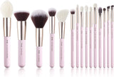 Jessup 15Pcs Makeup Brushes Make up Tool Kit Beauty Professional Eyeshadow Power Lipstick Blending Cheeck Cosmetic Brushes Set Blushing Bride T293