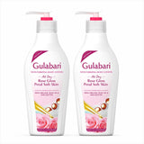 DABUR Gulabari Moisturizing Body Lotion, Paraben Free - 200Ml (Pack of 2)