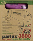 Parlux 3800 Ceramic & Ionic 2100W Hair Dryer, Pink