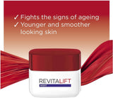 L'Oréal Paris Anti-Ageing Night Cream, with Pro-Retinol and Fibrelastyl, Hydrated & Smoother Skin, Revitalift, 50Ml