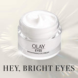 Olay Brightening Eye Cream for Dark Circles and Wrinkles, 15Ml