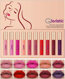 Gloristic | Waterproof | 10Pc Epic Collection | Liquid Lipstick Set | حلال | Vegan | Non-Stick | Vitamin E and Seed Oil | Matte Lipstick | Cruelty Free (10Pcs Epic Collection)