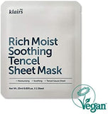 KLAIRS Rich Moist Soothing Tencel Sheet Mask, 1Ea/ 25Ml, 0.03 Kg Pack of 1