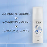 NIOXIN 3D Styling Thickening Spray 150Ml, for Added Texture and Volume for Thin Hair