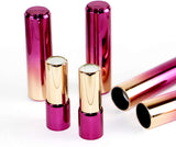 MIYKA 4 Pcs Lipstick Tubes Fashionable Empty Lip Balm Bottles DIY Makeup Containers for Travel Daily Life, Purple