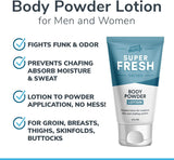 Sweatblock Body Powder Lotion, Anti-Chafing, Talc Free, No Mess Body Powder for Men and Women, 120Ml