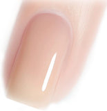 Vishine Jelly Crystal Nude Neutral Tone Gel Nail Polish 15ML Gel Polish Translucent Sheer Nude Soak off UV LED Gel Nail Polish Clear Color Home DIY Manicure Nail Art #10