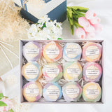 BRITOR Bath Bombs, Bath Bombs Set of 24, with Natural Essential Oil, Rich Fizz, Bubbles, Handmade Bath Bombs for Skin Moisturize, Bath Bombs Gift Set for Women,Girls,Kids,Mom,Valentine’S Day