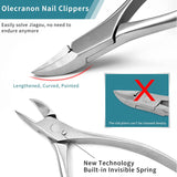 DAWNTREES Large Manicure Set, Premium Nail Clippers Set Gift,9 in 1 Sharp Toenail and Fingernail Clippers for Men and Women (Big Size, Heavy-Duty Design)