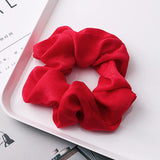 7 Pcs Silk Hair Scrunchies Set, MH MOIHSING Elastic Hair Bands Soft Hair Ties Large Ponytail Holder, a Stain Scrunchie Doesn'T Pull or Snag Thick Hair, Hair Bobbles for Women Girls Hair Accessories