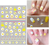 DAWNTREES Nail Stickers,8 Sheets Metallic Self-Adhesive Nail Stickers for Women Girl Kids Nail Stickers，Diy，3D Metallic Star Moon Leaf Line Nail Design Stickers Decals Manicure Fingernail Decorations Women Girls Gift。