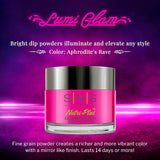 SNS Gelous LG02 Nail Dipping Powder, Aphrodites Rave - Neon, 43 G