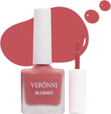 VERONNI Fruit Juice Liquid Blusher for Cheeks,Vegan Face Cream Blush Glow Makeup,Waterproof Long Lasting Blushes,Cruelty-Free for a Shimmery Finish (404)