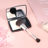 Vela.Yue Dual Ended Foundation Concealer Makeup Brush Lucite Handle Liquid Cream and Powder Complexion Perfector for Eyes Face …