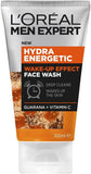 L'Oreal Paris Men Expert Exfoliating Scrub, Cleanses Skin, Wake-Up Effect Wash, Men Expert Hydra Energetic, 100Ml