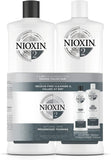 NIOXIN System 2 Duo Pack, Cleanser Shampoo + Scalp Therapy Revitalising Conditioner (1L + 1L), for Natural Hair with Progressed Thinning