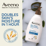 Aveeno Skin Relief Moisturising Non-Greasy Body Lotion 24-Hour Cool & Soothe Extra Dry Itchy Sensitive Skin 225Ml