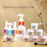 TOMICCA Dip Powder Nail Kit Starter,12 Colours Fine Fingernail Dip Powder Kit ,No Lamp Needed,For French Nail Manicure