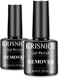 KRISNICE Gel Nail Polish Remover, Professional Remove Gel Nail Polish, Gel Polish Remover for Nails, No Need for Foil, Quick & Easy Polish Remover in 2-3 Minutes, No Need Soaking or Wrapping (KXJ2-001)