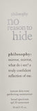 Philosophy No Reason to Hide Instant Skin-Tone Perfecting Moisturizer SPF 20 Sunscreen