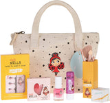 MISS NELLA Kids Makeup & Nail Polish Set for Little Girly Girls, Safe and Fun Gift - Hypoallergenic, Dermatologically Tested Kid-Friendly, Non-Toxic, Cosmetic Bag Included – Special Edition