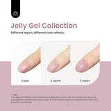 Beetles Gel Polish 1 Pcs 15Ml Jelly Pink Gel Nail Polish Modern Grace Soak off Transparent Nail Art Manicure for Girls