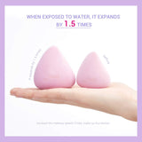 Jessup Makeup Sponge Blender Set 5Pcs Cosmetic Puff Non Latex, Soft, Flawless for Liquid Cream Powder SP010