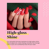 Beetles Gel Nail Polish, 1 Pcs 15Ml 0.51OZ Red Color Soak off U V LED Gel Polish Nail Art Design Manicure Salon DIY Salon Gel