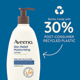 Aveeno Skin Relief Fragrance Free Body Lotion Shea Butter 72-Hour Intense Hydration Soothe Dry Itchy Sensitive Skin 354Ml