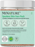 Mi Nature Spotless Skin Face Mask | 100G(3.5 Oz) | Neem, Tulsi, Orange Peel and Bentonite Clay| Dark Spots Removal | Clear and Spotless Skin