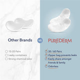 Purederm Collagen under Eye Mask (60 Sheets) - under Eye Patches Dark Circles and Puffiness - Rich Collagen Eye Zone Gel Mask Reduce under Eye Bags, Creases, Fine Lines - Eye Zone Patches for Moisturizing, Hydrating, Uplifting, Illuminating