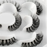 False Eyelashes Russian Strip Lashes, D/DD Curl Mink Lashes, Natural False Lashes, Fluffy Eyelashes Mink, Faux Mink Eyelashes Natural Look, Natural Wispies False Eyelashes (AY45)