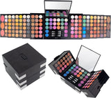 All in One Makeup Kit for Women Full Kit -142 Colors Shimmer Matte Eyeshadow Palette,3 Blusher,3 Eyebrow Powder,3 Applicators and Mirror Make up Kit for Teens Women Gift Set (148 Makeup Kit) (148 Colors)