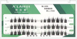 A"LAHUI 3 Pack Anime Eyelashes, Manga Lashes, Cosplay False Lashes, Individual Cluster Extension Lashes, Mixed Styles (4 - Moonlight)