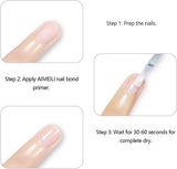 AIMEILI Nail Prep Bond Primer, UV LED Gel Foundation for Acrylic Powder and Builder Gel