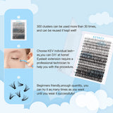 Lash Bond and Seal for Lash Clusters Eyelash Bond and Seal Cluster Lash Glue Mascara Wand Lash Glue Strong Hold for 72 Hours Waterproof Avoid Stickness(5Ml+5Ml)