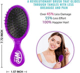 Wetbrush Mini Detangler Hair Brush, Purple