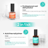 Modelones Gel Base Coat 15Ml for Gel Nail Polish Soak off Upgraded Formula Long-Lasting DIY Home and Nail Salon